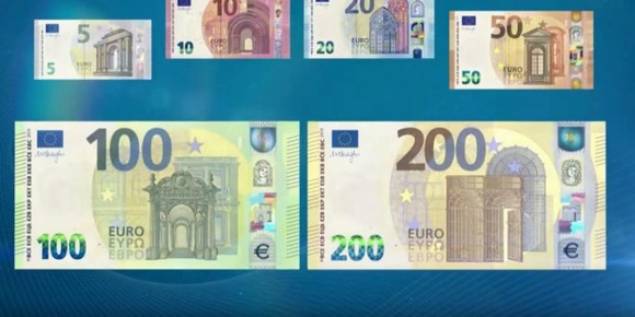 Voici à quoi ressemblent les nouveaux billets de 100 et 200 euros