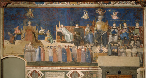 Allégorie du Bon Gouvernement  Ambrogio Lorenzetti 1338 - 1339