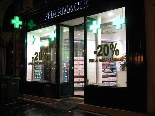 Il existe environ 22 000 pharmacies en France.