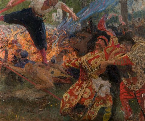 Le Gopak. Danse des cosaques zaporogues, 1926-1930, © Myra Collection