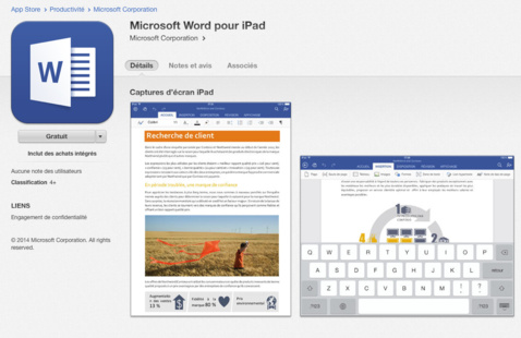 Office pour iPad : le premier lancement de produit du nouveau patron de Microsoft