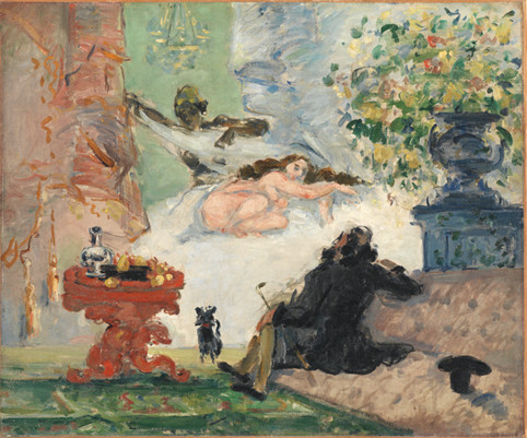 Paul Cézanne (1839-1906) Une moderne Olympia, entre 1873 et 1874  Paris, musée d'Orsay © Musée d’Orsay, Dist. RMN-Grand Palais / Patrice Schmidt