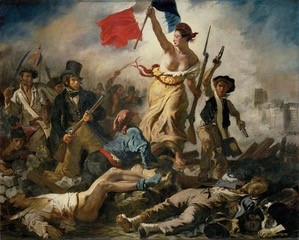 Delacroix - La Liberté guidant le peuple.