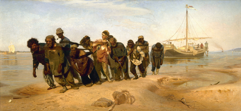 Les Haleurs de la Volga, 1870-1873, © Musée d’État russe, Saint-Pétersbourg