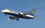 Ryanair : les prix des billets en baisse