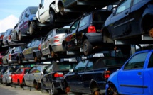 Près de 850.000 voitures parties à la casse en 2021