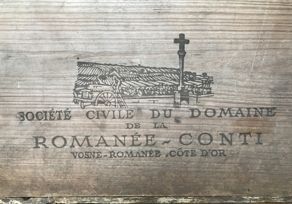 Une bouteille de Romanée-Conti vendue 482.000 euros aux enchères