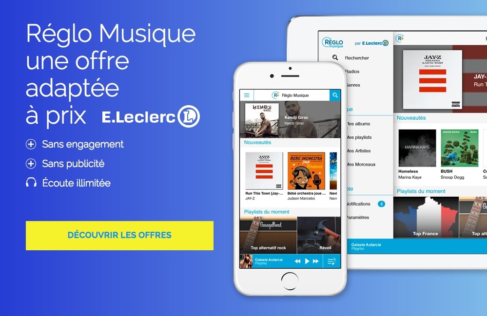Avec Réglo Musique, Leclerc lance son service de streaming musical