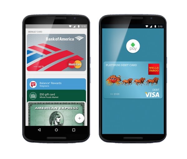 Android Pay se lance aux États-Unis pour concurrencer Apple Pay