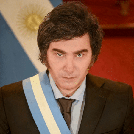 Retrato Oficial Del Presidente Javier Milei