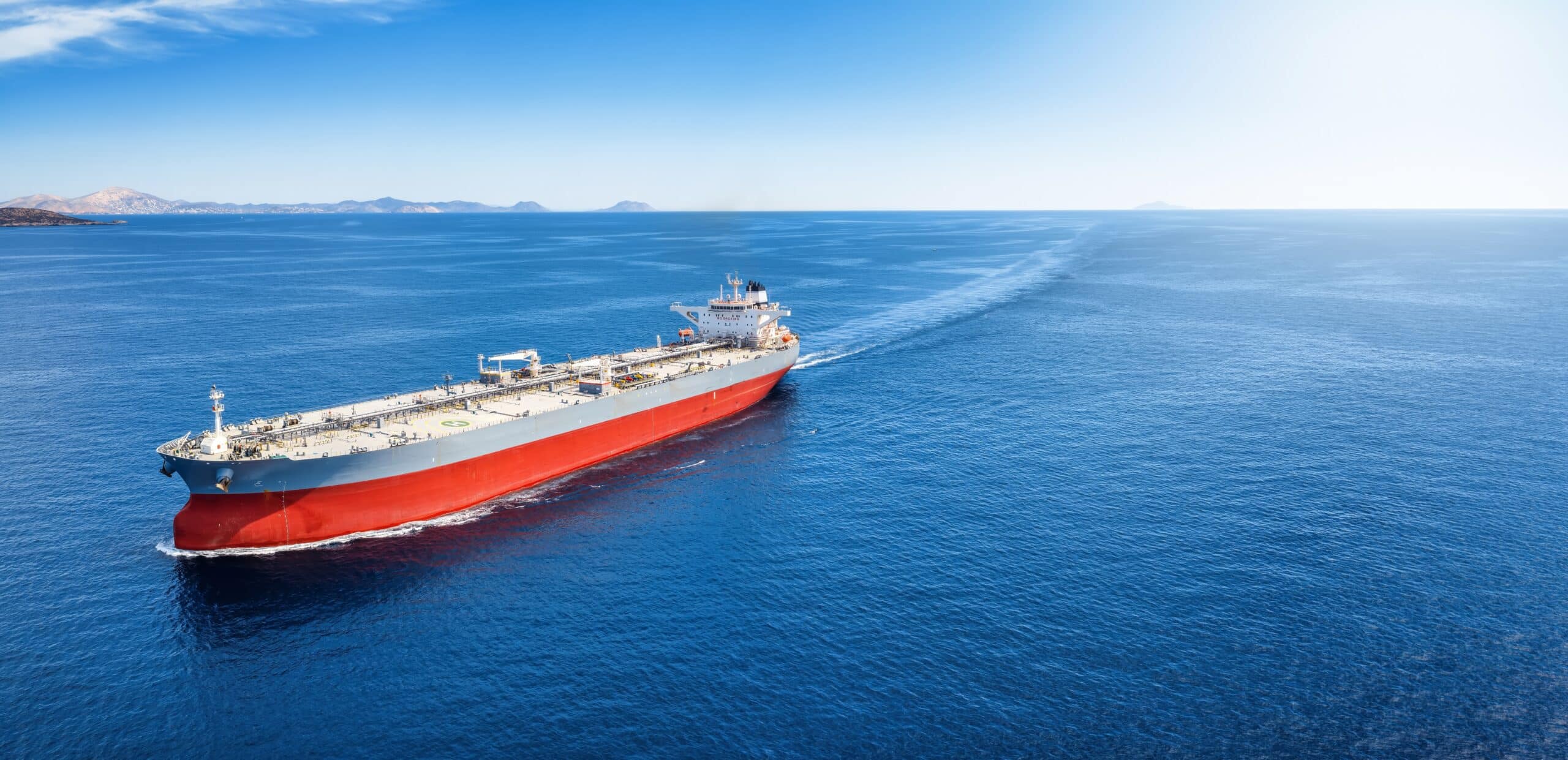 Aerial,view,of,a,large,super,tanker,for,crude,oil