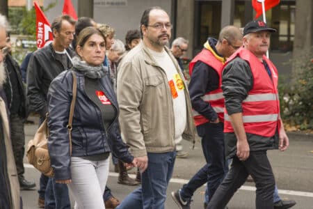 Le,mans,,france, ,october,10,,2017:,people,demonstrate,during