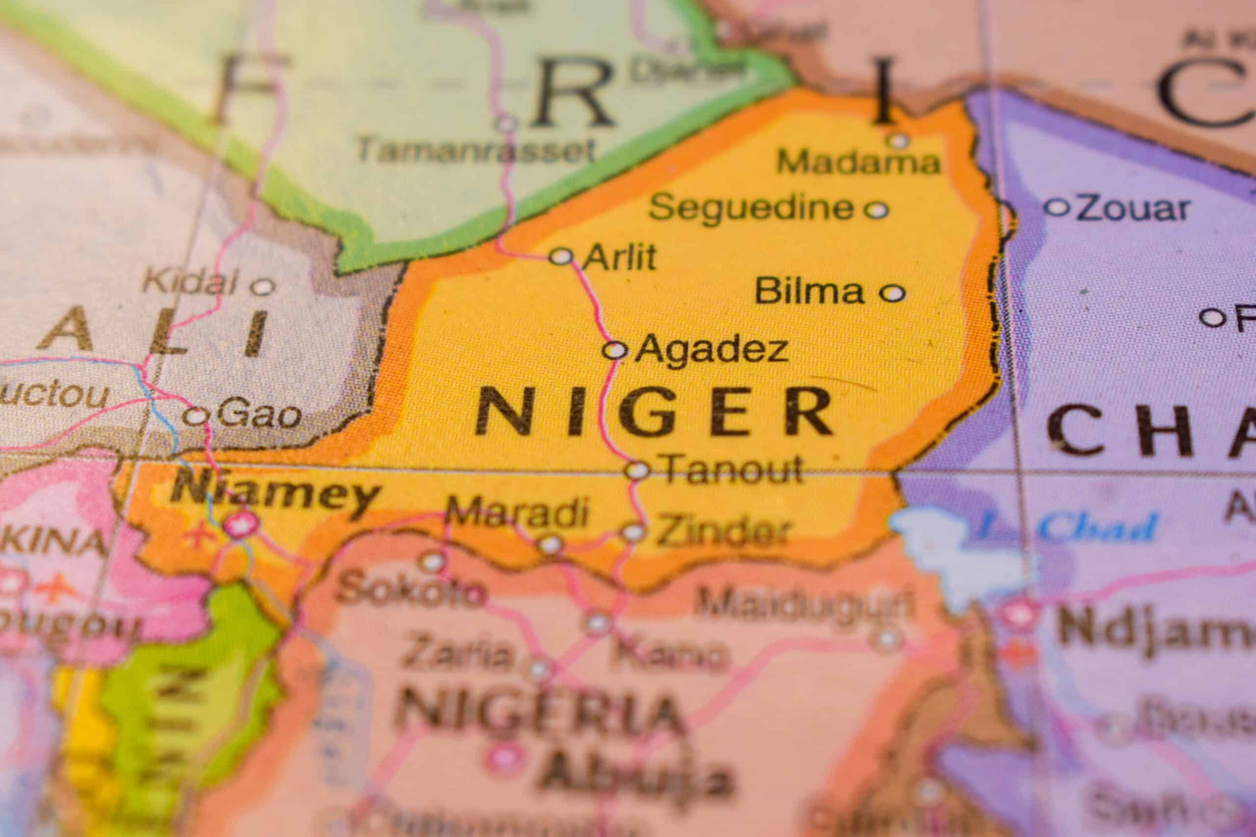 Niger,on,the,world,map Geo,political,map